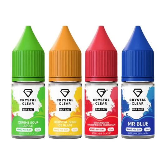 Box of 10 Crystal Clear Nic Salt 10ml