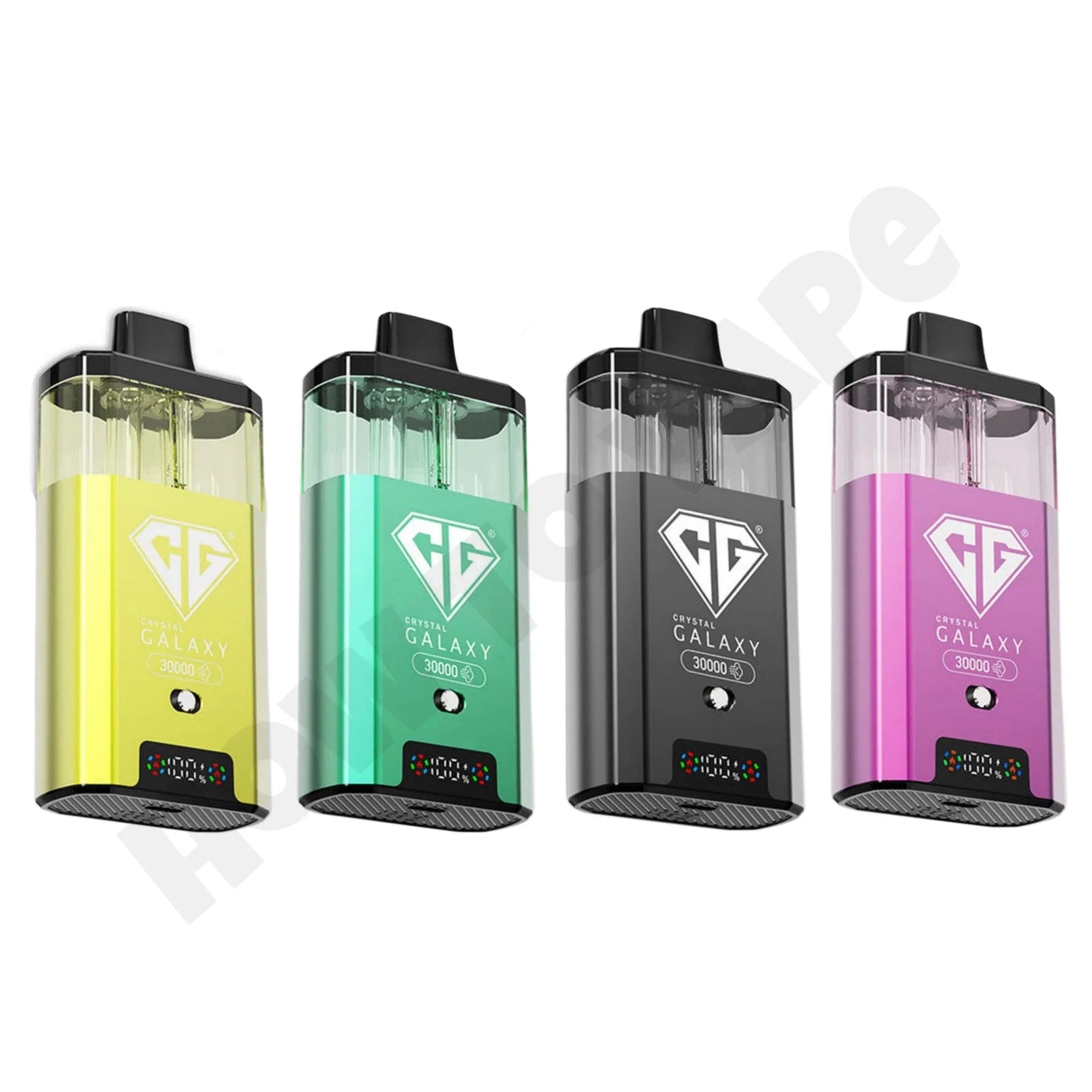 Box Of 10 Crystal Galaxy Focus 2 30000 Puffs Disposable Pod Kit