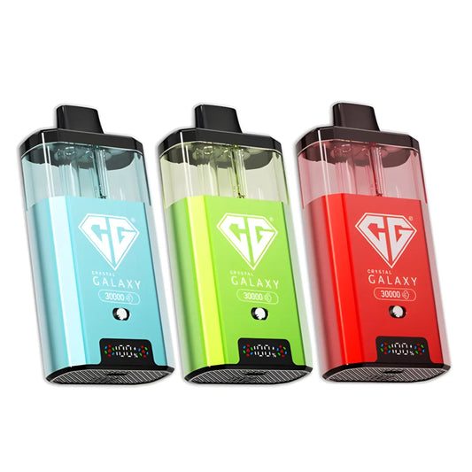 Box of 10 Crystal Galaxy Focus 2 30K Puffs Prefilled Pod Kit