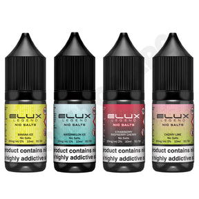 Box Of 10 Elux Legend 10ml Nic Salt E-Liquids - How To Vape