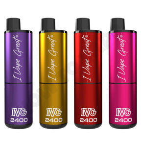 Box Of 10 IVG 2400 Puffs Pod Vape Kit | IVG Wholesale Vapes - How To Vape