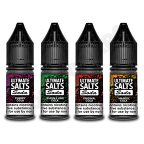 Box Of 10 Ultimate Salts Soda 10ML Nic Salts