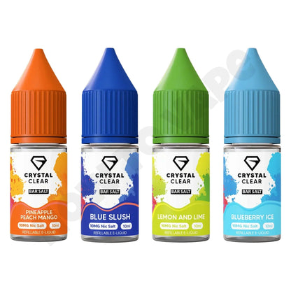 Crystal Clear 10ml Nic Salts E-liquid