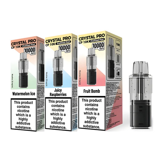Crystal Pro CP 10K Prefilled Refill Pods