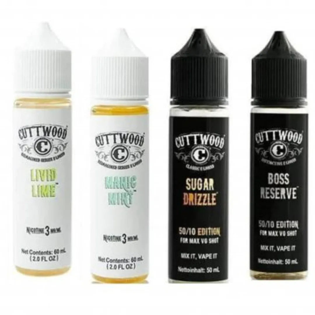 Cuttwood E-Liquid 50ml Shortfills