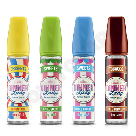 Dinner Lady Tobacco 50ml E-Liquid
