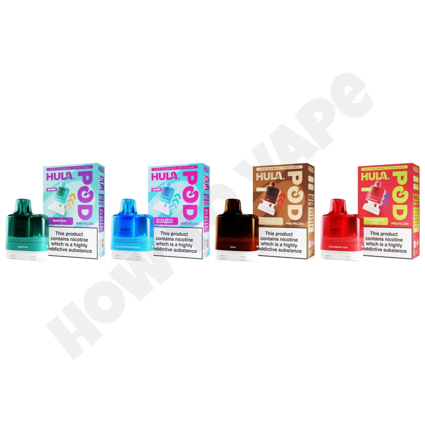 HULA Replacement Pre-Filled 12ml Pods