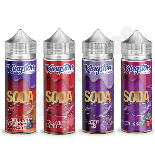 Kingston Soda Range 100ML E-Liquids - How To Vape
