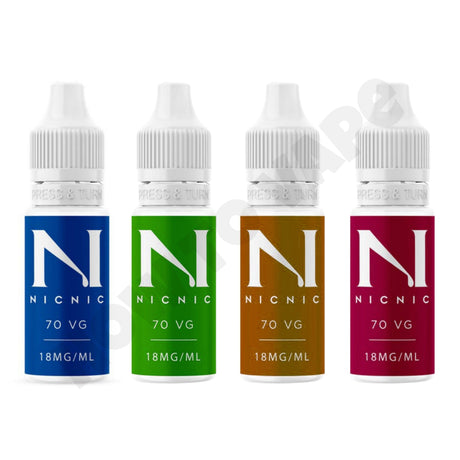 NicNic Nicotine Shots 10ml | 15mg and 18mg - How To Vape