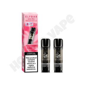 Strawberry Raspberry Cherry Ice Elfa Pro Prefilled Pods | Pack Of 2