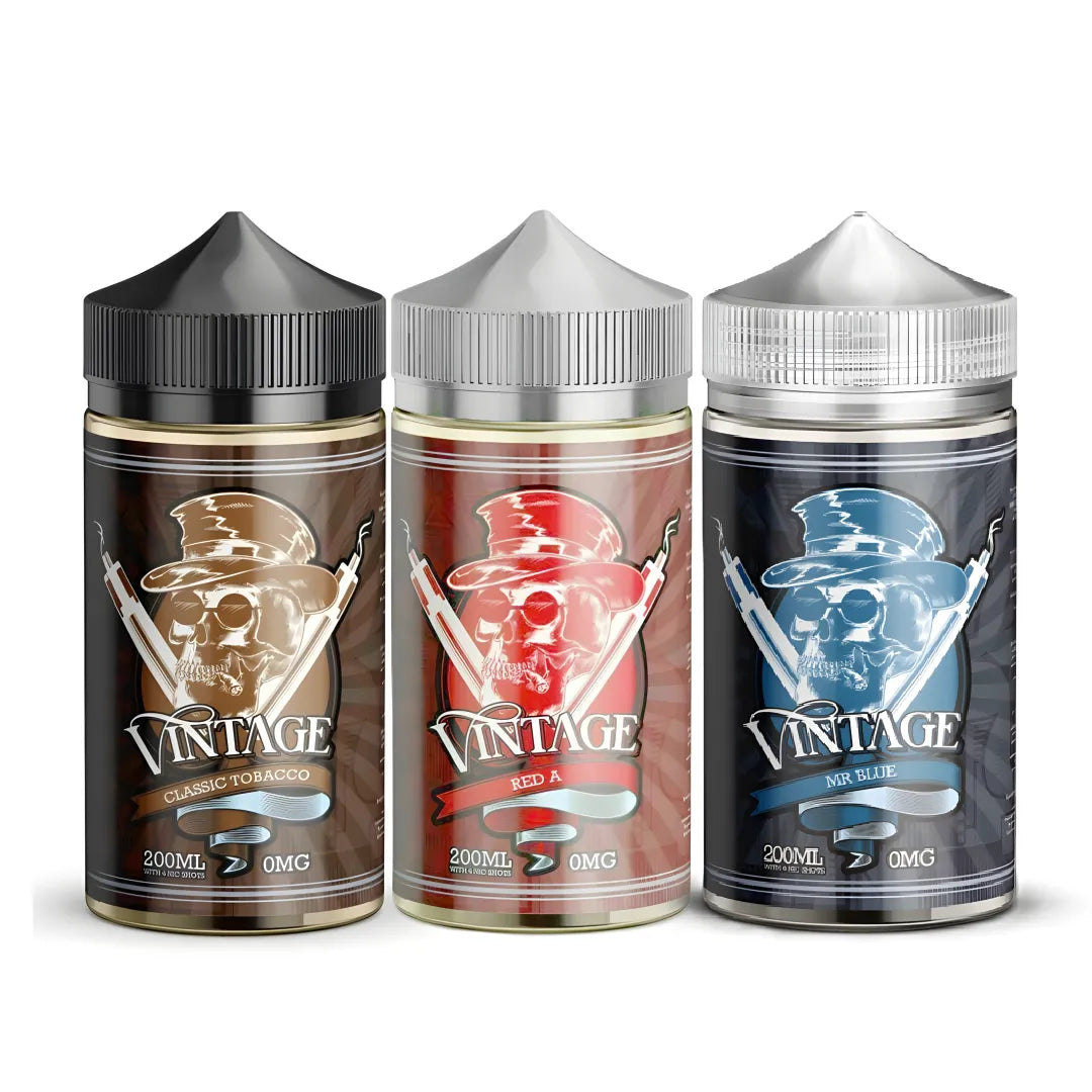 Vintage Premium 200ml E-Liquid Shortfills